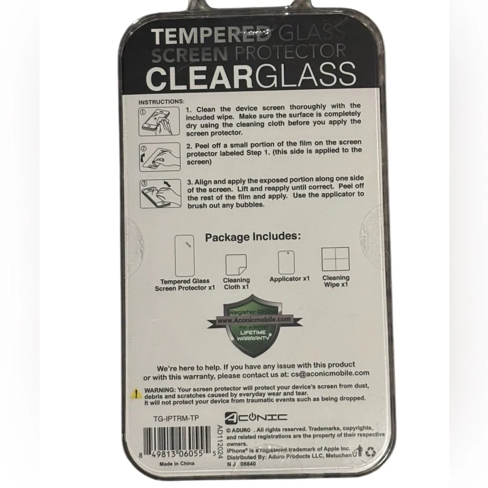 2pk iPhone screen protectors